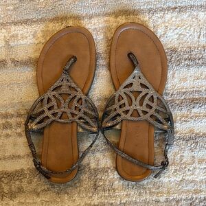 Kelly & Katie Bronze Sandals